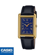 CASIO LTP-B165GL-2BVEF⎪LTP-B165GL-2B⎪Casio Tank⎪MUJER⎪CUERO ⎪Azul⎪DORADO