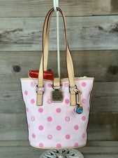 Bolso Bucket NUEVO CON ETIQUETAS DOONEY & BOURKE Rosa Signature NORTH SOUTH