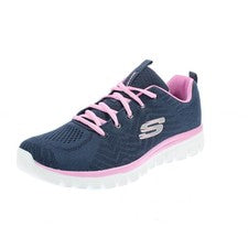 Skechers Get Connected - Scarpe Fitness Memory Foam Blu - Donna Scarpe