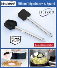 Cuchilla y espátula de masa de silicona 2 piezas Set