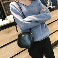 Bolso Bandolera Mujer Moda Pequeño Cuadrado Mujer Salvaje Retro Negro