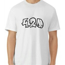 CAMISETA HOJA HIERBA MARIHUANA Unisex kush pot hoja cannabis camiseta hombre talla XL 420
