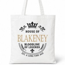 Bolso Shopper Casa Of Algodón Apellido Familiar BLAKENEY