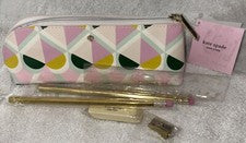 Kate Spade Bolsa para Lápices Geo Spade Estuche Cosmético Viaje Colorido Nuevo