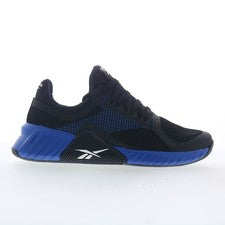 Zapatos deportivos de entrenamiento cruzado Reebok Flip Charge para hombre de malla negra con cordones