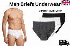 Hombres Algodón Hipster Calzoncillos Ropa Interior Suave Elastizado Pantalones Negro Blanco Multipack Reino Unido