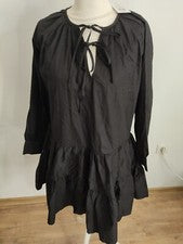 CASTRO bonito vestido túnica suelto negro talla S NUEVO 325