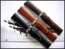 Correa de reloj deportiva 20 m bronceado búfalo becerro aviador crono mil IW SUISSE 16 18 19 22 24