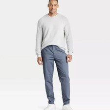 Pantalones plisados de pierna cónica ajustados Goodfellow & Co para hombre talla 30x30 nuevos con etiquetas