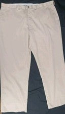 "Pantalón Johnny Bigg Bolsillo Elástico Hombres Talla 46 Piedra Caqui 46x30"" NUEVO