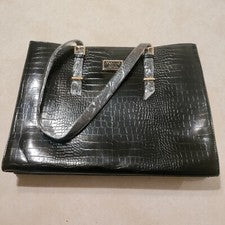MOSISO BOLSO MUJER / BOLSO PORTÁTIL / NEGRO / IMITACIÓN CUERO NUEVO