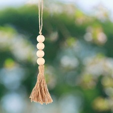 4 piezas cuentas colgantes de pared decoración con cuentas decoración hogar granja adornos