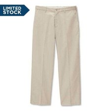 Pantalones de Trabajo Industriales Aramark Calce Relajado Frente Plano Tostado 40-36 Nuevos DEF-2501