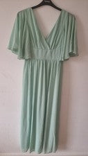Vestido TFNC London para mujer de moda Fresh Sage talla 8 del Reino Unido. Nuevo con etiquetas.