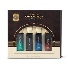 Ajmal Oud of Dubai Set de 4x20ml EDP Unisex Perfume Spray Set de Regalo