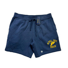 Polo Ralph Lauren Hombres Azul Marino Athl Div 67 Pantalones Cortos de Sudadera L $125 Logo Nuevo con Etiquetas Algodón 