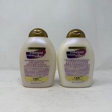 Champú y acondicionador fortalecedor + retención OGX Vibrant Color Vibes, 13 oz