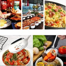 Juego de cucharas para servir cocina utensilios para servir 304 estructura de acero inoxidable