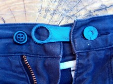 Pantalones Expansor de Cintura (2") (Botón 15mm) - Accesorio Flexible de Moda para Ropa