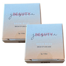 2x Jazmine Beauty Brow Boss cera para peinar cejas 0,18 oz x2 vegana ENVÍO GRATIS