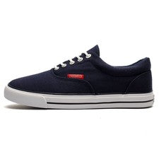 Crosshatch Skywalk Hombre Entrenadores Clásicos Informales Tenis Plimsoll Azul Marino