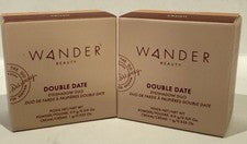 2x Sombra de ojos Wander Beauty Double Date EYE CANDY/CRUSH en polvo/crema SELLADA