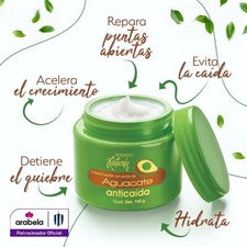 Anti caida de cabello crema capilar -aceite de aguacate acelera el crecimiento
