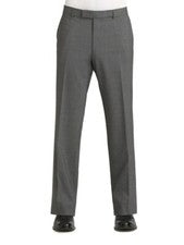 NUEVO Pantalones de Vestir Hugo Boss James Marrón Estilo Gris Frente Plano - 40 Sin Dobladillo