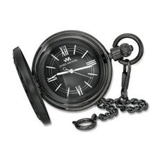 Reloj Bolsillo James Michael Hombre Negro Con Cuadrante Negro Cuarzo PQA181135