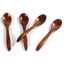 Cuchara de madera utensilio de cocina de bambú utensilio de cocina herramienta sopa cucharadita catering