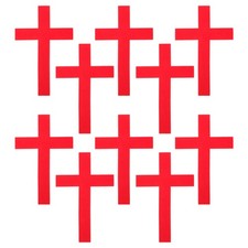 10 Piezas Cruces de Pared para Decoración del Hogar Pegatina Decorativa Salón