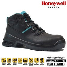 BOTINES DE CUERO PARA HOMBRES CON PUNTERA DE ACERO PARA CAMINAR SENDERISMO TRABAJO ZAPATOS ENTRENADORES