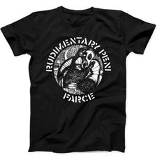 Camiseta Rudimentaria Peni Farsa Punk Rock Música Regalo Camiseta Negra