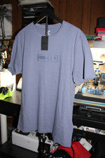 Camiseta para hombre Hurley grande azul con logotipo bordado manga corta nueva con etiquetas