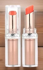 Paquete de 2 lápices labiales L'Oreal Glow Paradise 140 PEACH CHARM - Nuevos