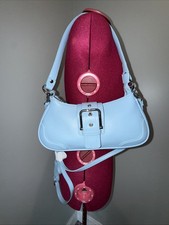 Bolso de hombro, cartera, hebilla azul de moda No Boundaries, para mujer