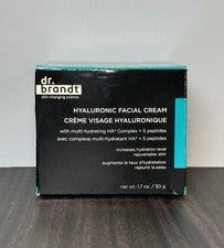 CREMA FACIAL HIALURÓNICA DR. BRANDT 50 g/1,7 oz NUEVA EN CAJA