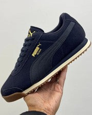 Zapatillas de gamuza Puma Roma azul marino