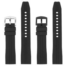 Correa de reloj extra larga correa de silicona 18-24 mm tamaño XL 14+9 cm correa de reloj