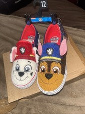 Zapatillas sin cordones Paw Patrol para niños talla 12 nuevas con etiquetas
