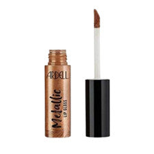 Brillo de labios metálico Ardell Beauty tono adicto al metal, 9 ml (cobre pálido)