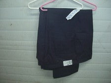 Pantalones de trabajo DSCP estilo marino de Estados Unidos 20 frente plano azul para hombre 38RX32 NUEVOS CON ETIQUETAS