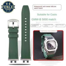 Correa de reloj de silicona de 22 mm para pulsera Casio GMW-B5000 GM-B2100 + herramientas