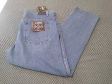 Eddie Domani Vaqueros Pierna Recta 5 Bolsillos Hombre Talla 42x32 Estilo ED002