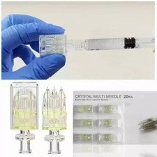 1-100 piezas 5 pines cristal múltiples puntas reemplazo pasadores para belleza facial cuidado de la piel herramienta