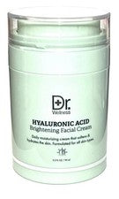 Nuevo Dr. Wellness - Crema facial iluminadora con ácido hialurónico - Bomba de 3,2 oz (95 ml)