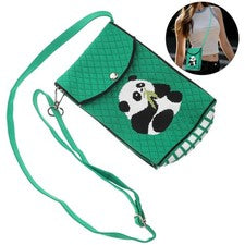 Bolsos Bandolera Boho para Mujer Dibujos Animados Animal Hombro con Cabeza de Panda