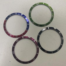 Anillo de reloj de aluminio con bisel de 36,5 mm de colección anillo de reloj para kits de reloj de pulsera