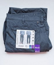Pantalón Chino English Laundry Para Hombre The Midway Estilo Elastizado Deep Sea Talla 40 x 32