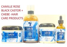 CAMILLE ROSE - ACEITE DE RICINO NEGRO + CHEBE - COLECCIÓN CUIDADO DEL CABELLO - ¡¡CORREO RÁPIDO DEL REINO UNIDO!!!